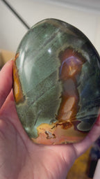 Jaspe Policromo pulido base cortada | Apoyo Energético y Equilibrio Emocional