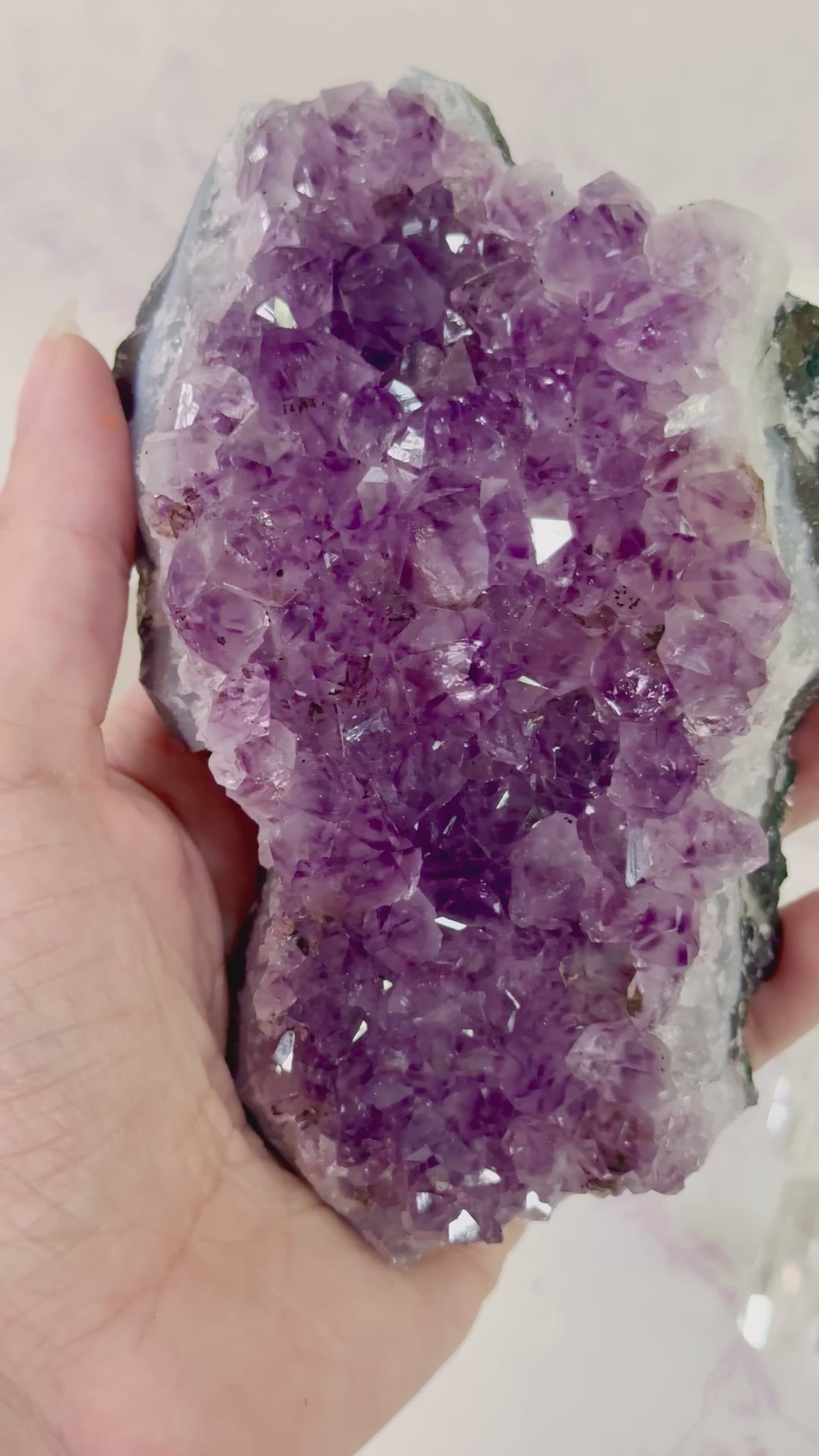 Drusa de Amatista 0,5kg Calidad A| Pieza única | Calma y Protección