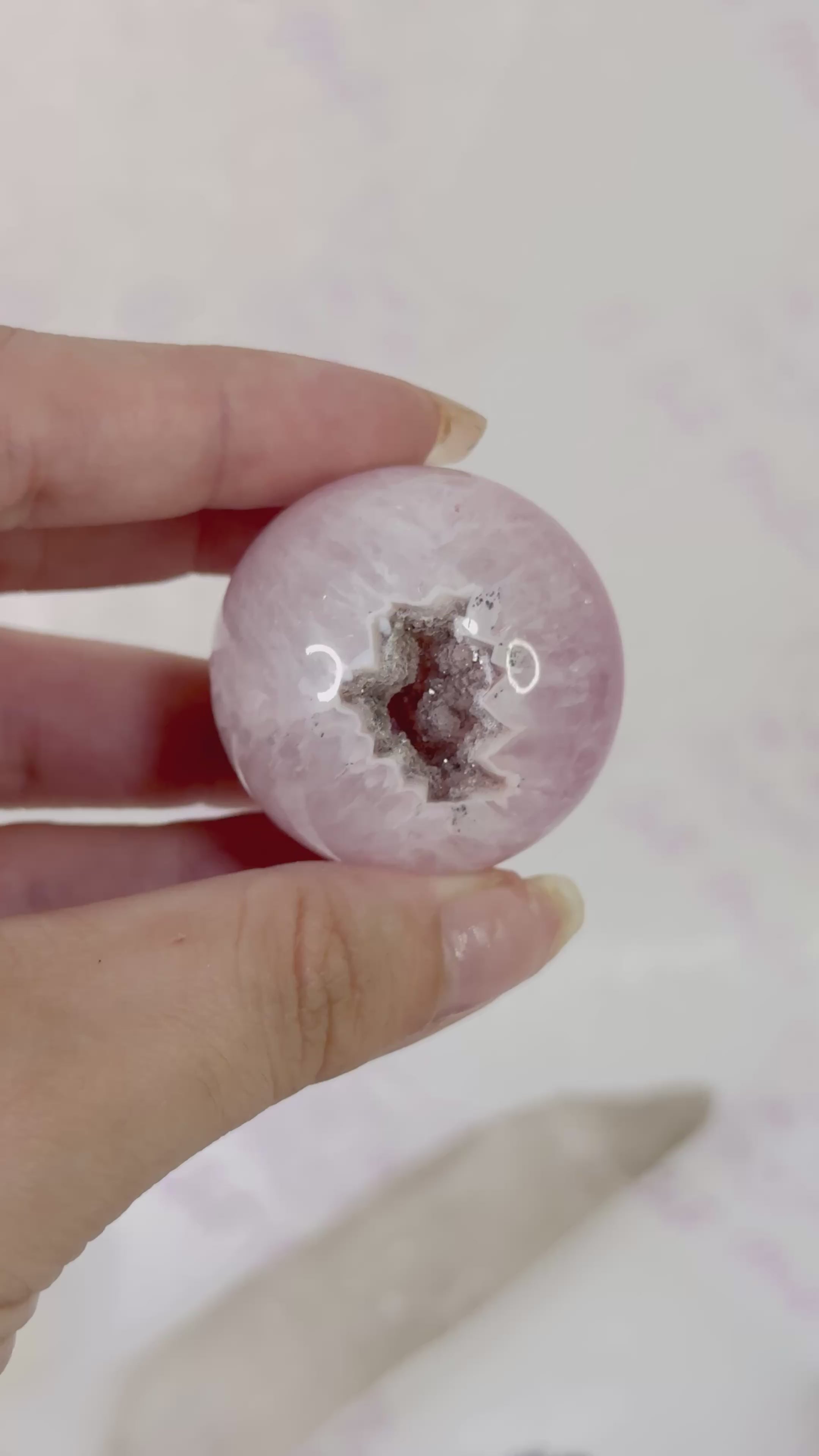 Esferas Ágata Fucsia teñida | Estabilidad, Armonía y Equilibrio